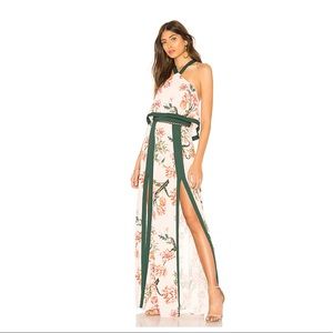 Aries Maxi high slit style stalker dress